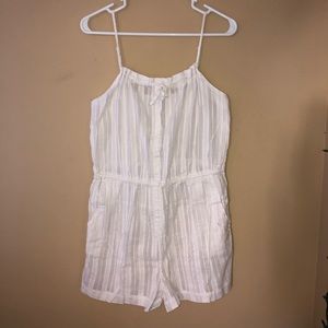 All-white Mossimo romper